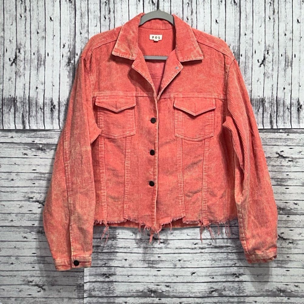 POL Corduroy Trucker Oversized Jacket - Picture 2 of 7